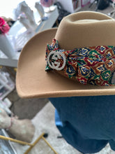 Load image into Gallery viewer, “Love Never Fails Denim Patch Fedora Hat”