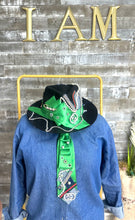 Load image into Gallery viewer, “Emerald Authority” Hat & Tie Necklace