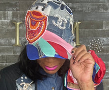 Load image into Gallery viewer, 🧢 The Denim Diva Patchwork Hat 🧵✨