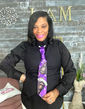 Load image into Gallery viewer, The Royal Majesty Sequin Tie Necklace