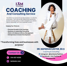 Load image into Gallery viewer, I AM Coaching and Consulting Services