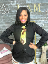 Load image into Gallery viewer, The Golden Radiance Luxe Tie Necklace