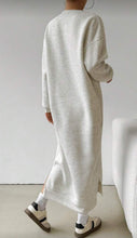 Load image into Gallery viewer, Cozy Luxe Sweatshirt Maxi Dress
