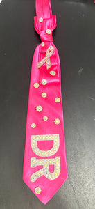 DR Power Tie Necklace– Breast Cancer Awareness Edition