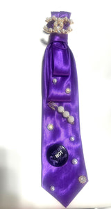 Domestic Violence Awareness Tie Necklace