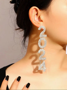 Ms. 2024 Rhinestone Earrings