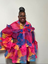 Load image into Gallery viewer, Ms. The “Color Me Bold” Luxe Organza Dress
