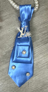 Royal Sapphire Tie Necklace