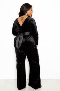 Ms. Fields Midnight Holiday Jumpsuit