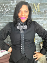 Load image into Gallery viewer, The Polished Prestige Bow-Tie Necklace
