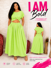 Load image into Gallery viewer, I AM Neon Bold Skirt Set

