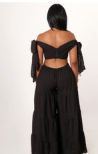 Load image into Gallery viewer, Midnight Elegance Off-Shoulder Jumpsuit
