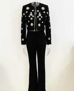 Ms. Black Diamond 2 piece suit
