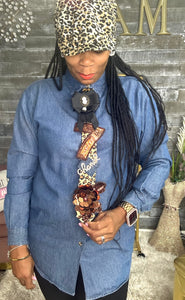 Custom Savannah Bloom Tie/Necklace
