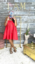 Load image into Gallery viewer, Ms. Crimson Confidence Convertible skirt/dress
