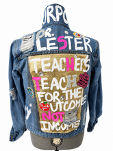Load image into Gallery viewer, Teaching Is My Ministry – Custom Statement Denim Jacket
