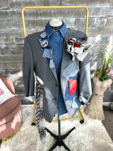 Load image into Gallery viewer, *🔥 “The Urban Patchwork Power Blazer” 🔥
