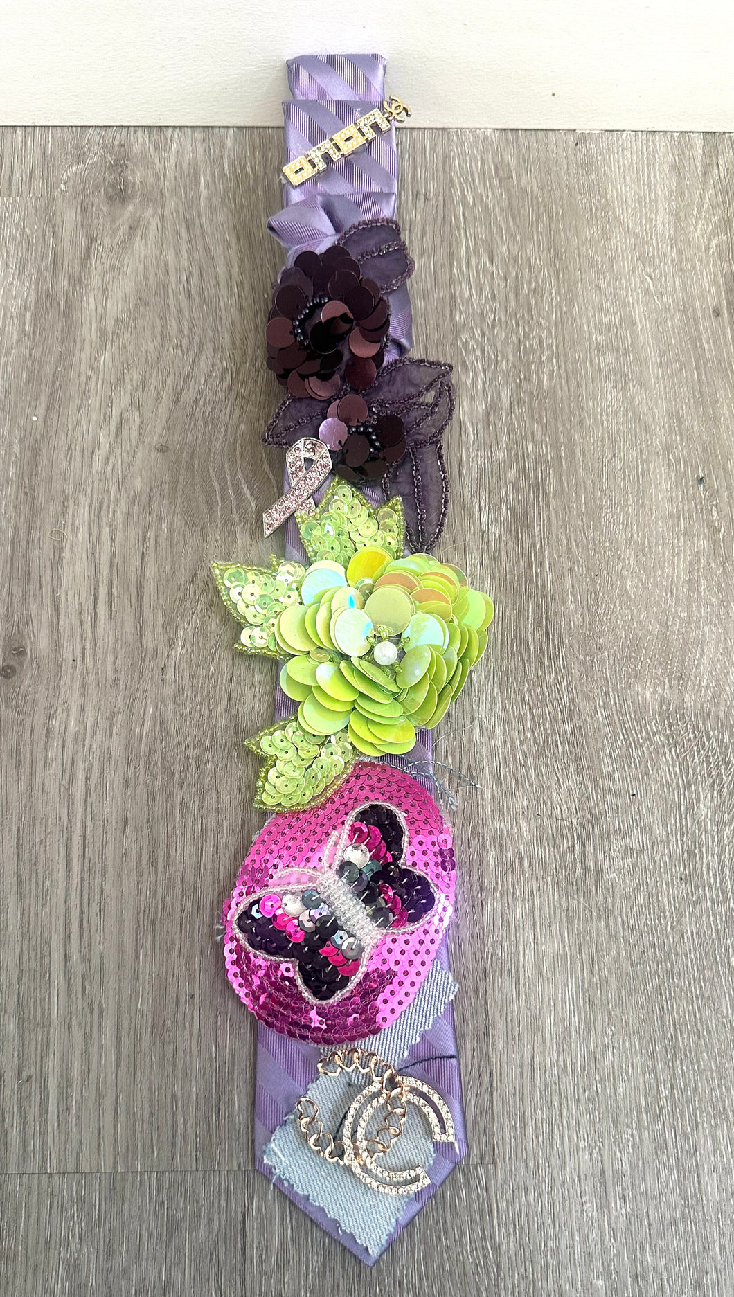 🌸🦋 The Garden of Grace Statement Tie/Necklace