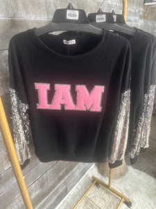 Ms. I AM Bling Sweatshirt