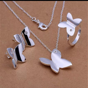 Ms. Butterfly Silver Set