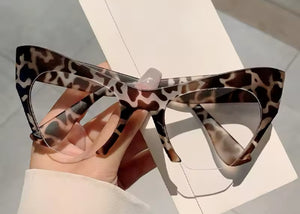 Ms. Z Black and Clear Glasses