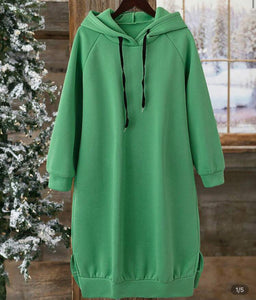 Ms. Fall-N-2 Hoodie Dress
