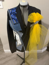 Load image into Gallery viewer, “Golden Legacy Blues Couture Blazer”
