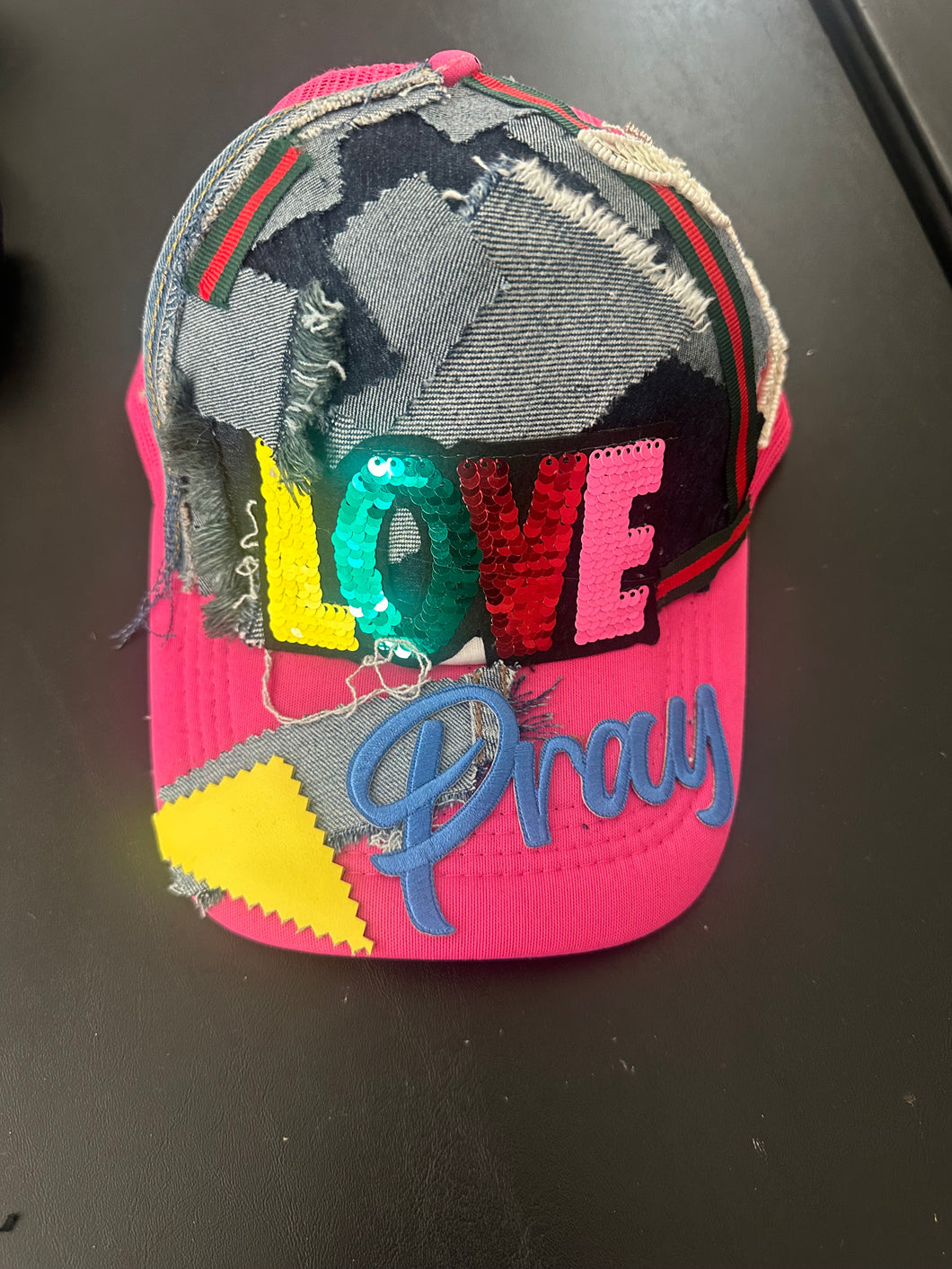 Ms. Love and Pray Custom Hat