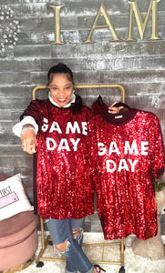 Ms. Game Day Sequin shirt/dress