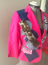 Load image into Gallery viewer, God Don’t Play About Me Custom Army Pink Blazer

