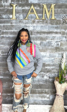 Load image into Gallery viewer, Color Me Confident Zipper Sweatshirt
