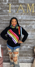 Load image into Gallery viewer, Color Me Zipper Confident Sweatshirt (Black)
