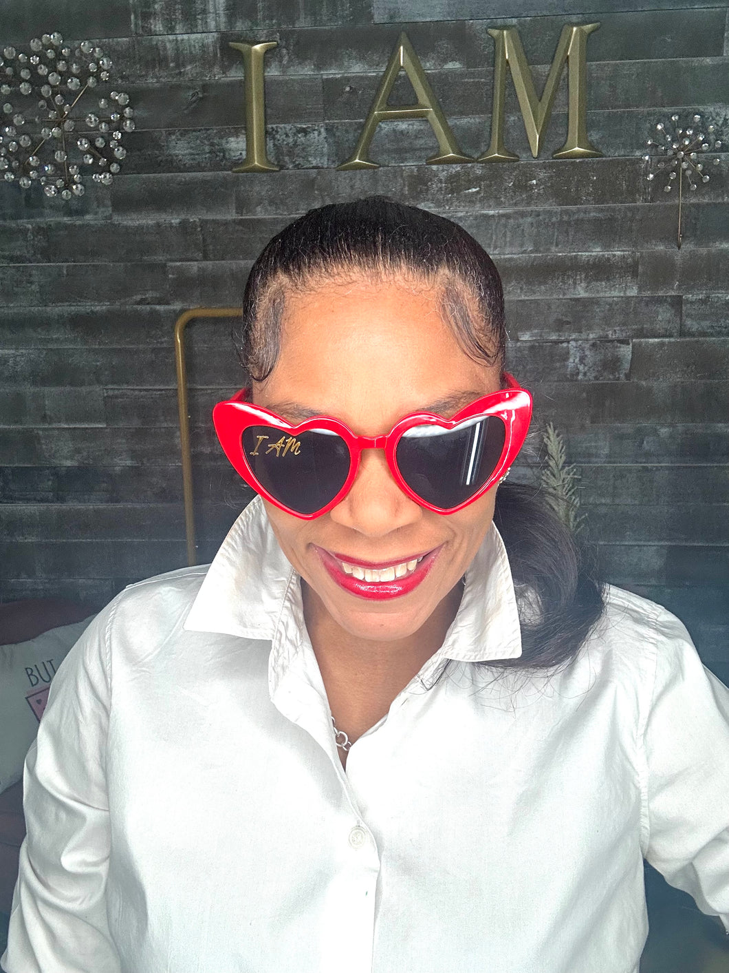 Ms. I AM Loved Shades (red)