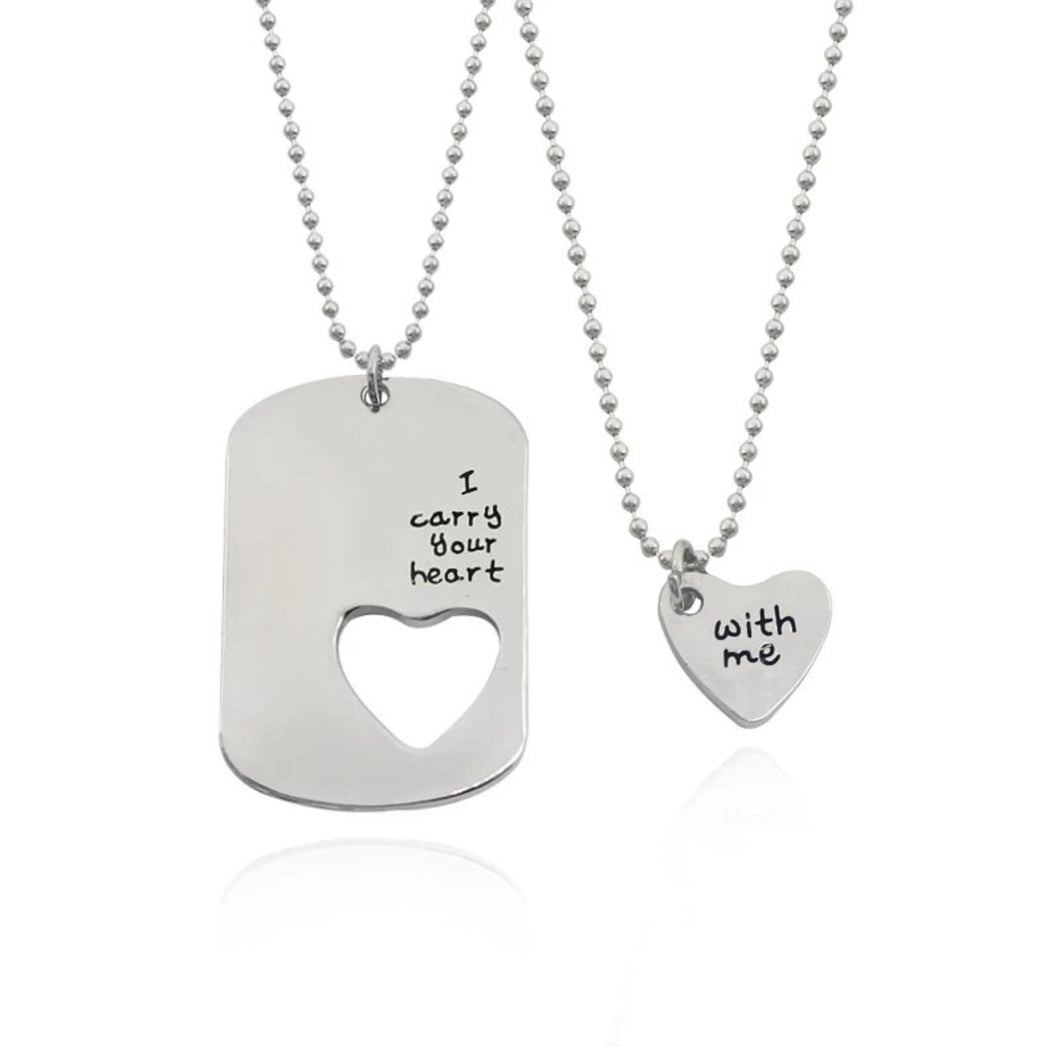 Ms. Double Heart Necklaces