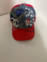 Load image into Gallery viewer, STL Glam Royalty Denim Crown Hat
