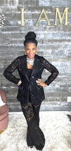 Load image into Gallery viewer, Ms. Beauty Black Sequin Suit
