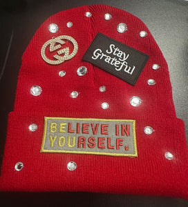 Ms. Skully Custom Hat (Red)
