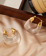 Load image into Gallery viewer, Ms. Clear and Classy Earrings
