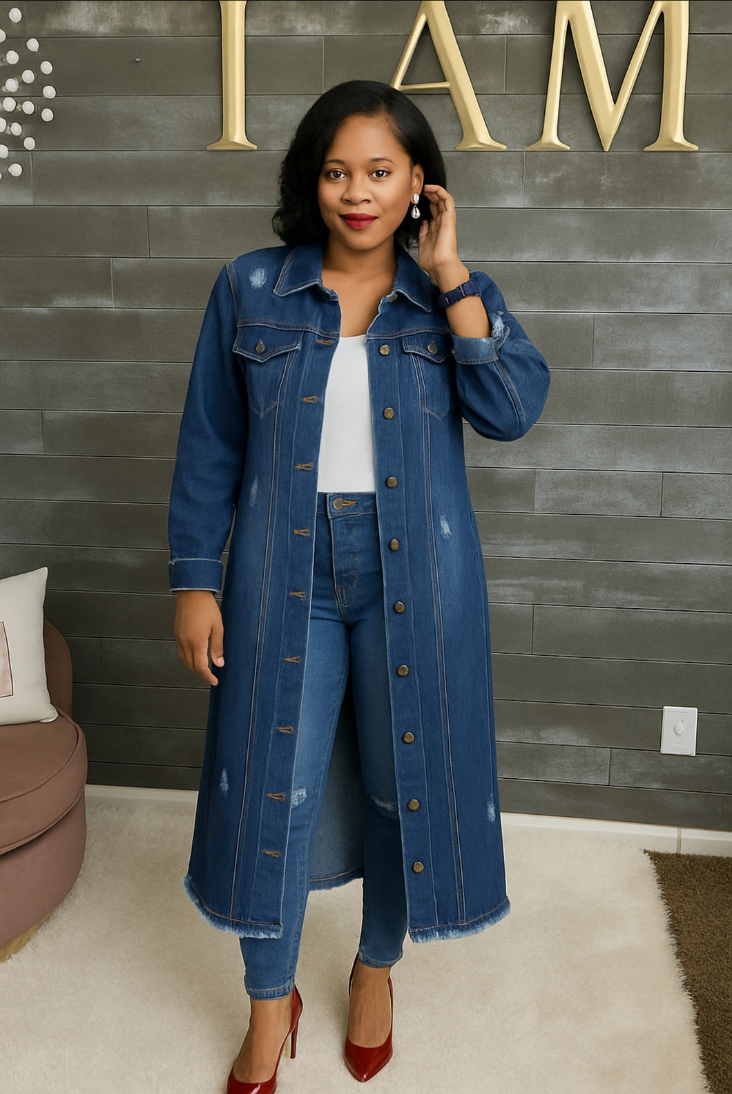 ✨ The Denim Royalty Duster ✨