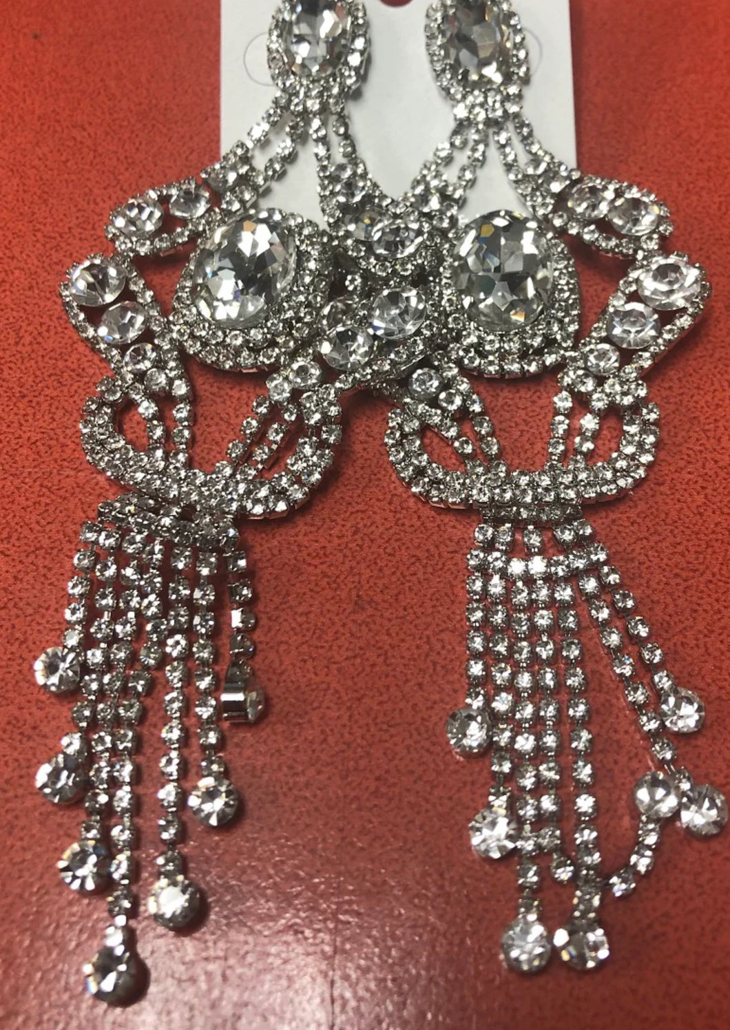“Crystal Royalty Chandelier Earrings”