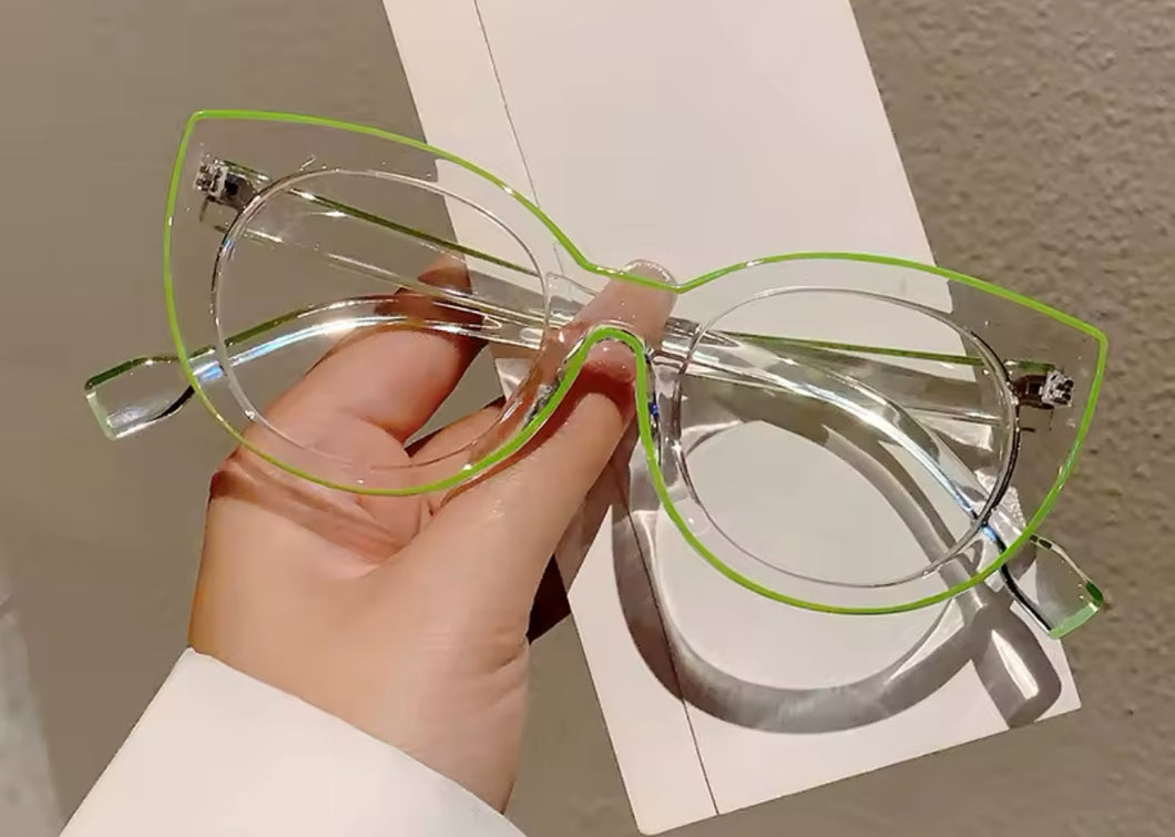 Ms. Clear Lime Glasses