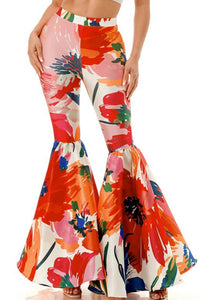 Bold Bloom Bell Bottoms