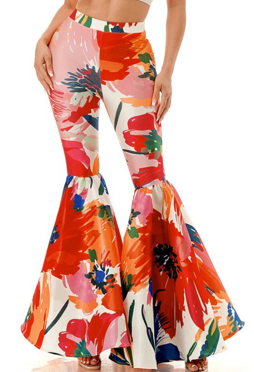 Bold Bloom Bell Bottoms