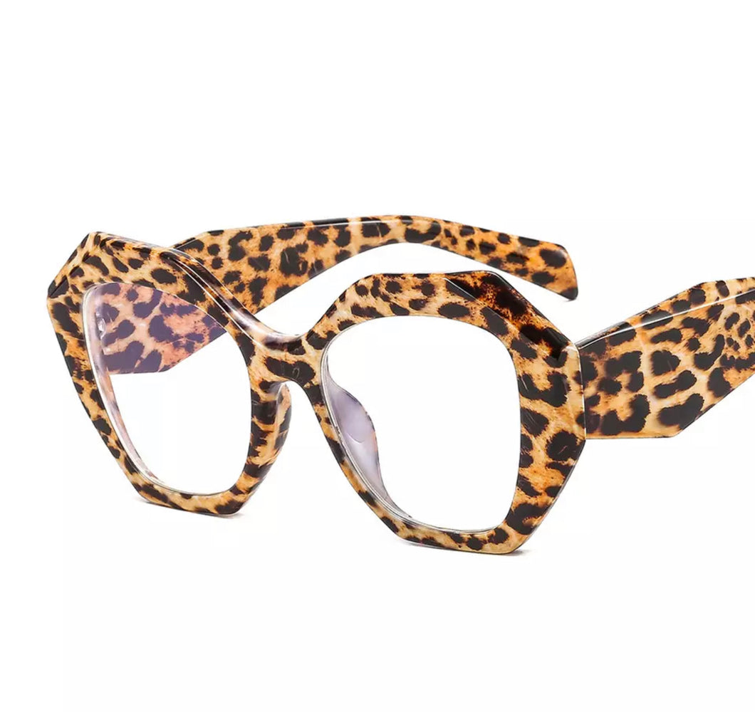 Ms. Leopard luxe frames