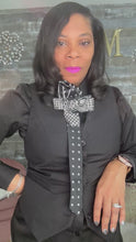 Load and play video in Gallery viewer, The Polished Prestige Bow-Tie Necklace
