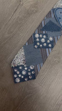 Load and play video in Gallery viewer, Denim Heart Luxe Tie/Necklace
