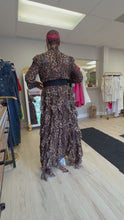Load and play video in Gallery viewer, Ms. Leopard Flounce Dress
