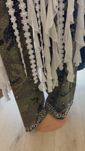 Load and play video in Gallery viewer, She Fringe-Business Button Down Blouse
